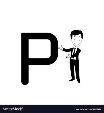 p letter logo template