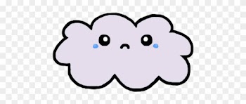 [[ ✖ P O I Z O N B ℯ R R Y ✖ ]] - Sad Cloud Cartoon Transparent