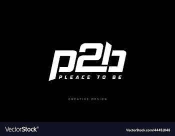 p2b branding letter design