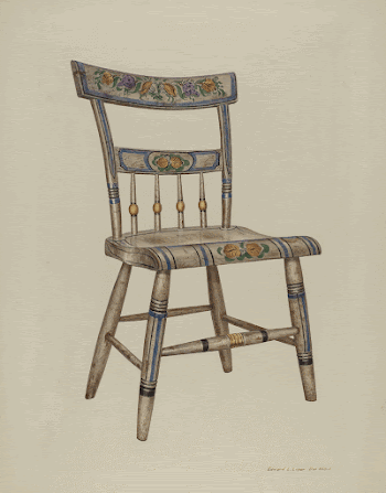 Pa. German Chair (1937) by Edward | Free Photo - rawpixel