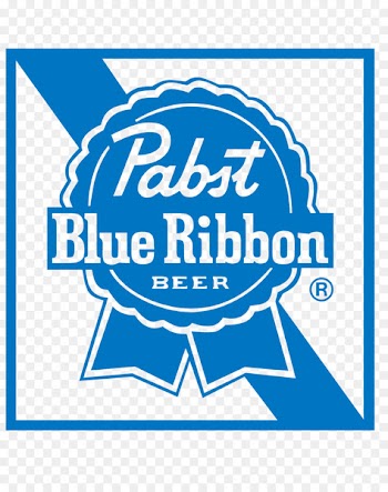 Pabst Blue Ribbon Beer Pabst Brewing Company Logo - Blue Ribbon beer sign vector 