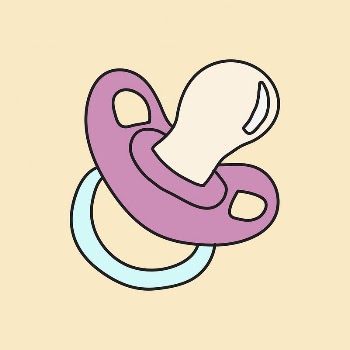 Pacifier collage element, baby object | Free Vector Illustration - rawpixel