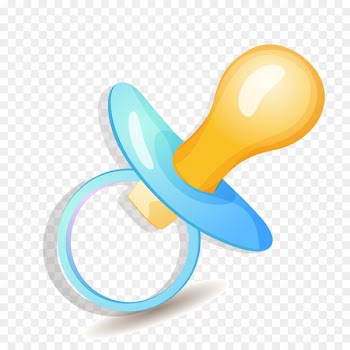 Pacifier Infant Cartoon Drawing - Vector cartoon baby pacifier 