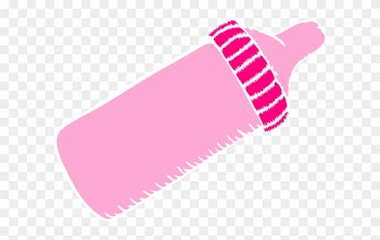 Pacifier3 - Pink Baby Bottle Clip Art