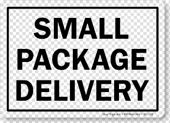 Package Sign PNG Background Image