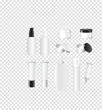 Packaging and labeling Cosmetics Advertising Cosmetology, white cosmetic bottle sample transparent background PNG clipart