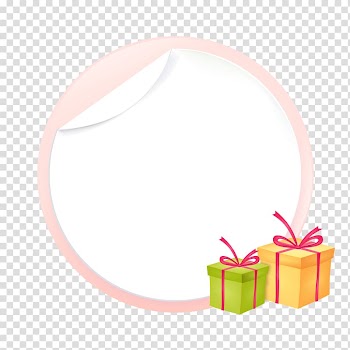 Packaging and labeling Gift , Round Gift Border transparent background PNG clipart