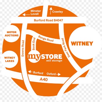 Packaging and labeling MyStore Self Storage Map Logo Product -  