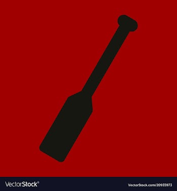 Paddle icon sport rowing travel kayaking vector image