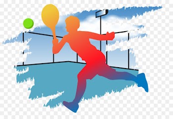 Padel Tennis Centre Silhouette - Tennis silhouette vector 