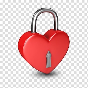 Padlock Heart, padlock transparent background PNG clipart