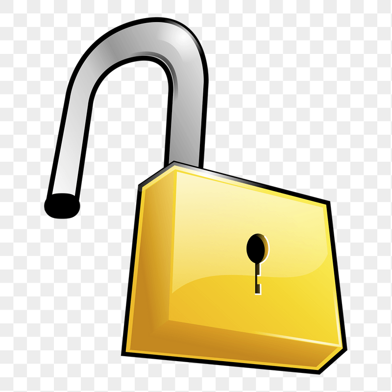 Padlock png sticker illustration, transparent | Free PNG - rawpixel