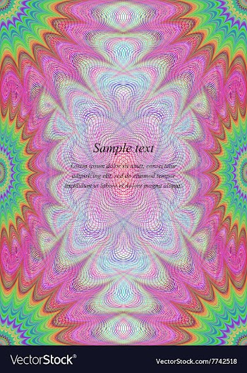 Page border design template background vector image
