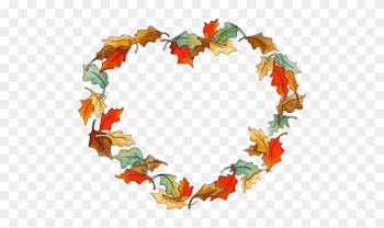 Page Borders, Borders And Frames, Fall Images, Frame - Leaf Heart