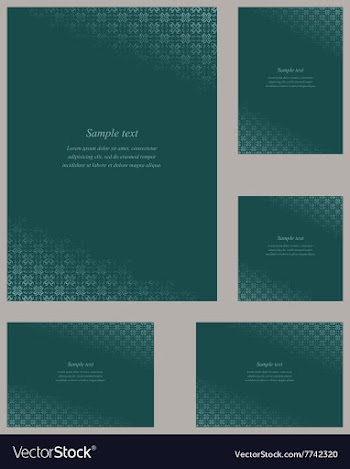 Page corner design template for invitation vector image
