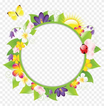 Page Frames, Oval Frame, Piano, Label, Moldings, Note, - Oval Frame Png Flower