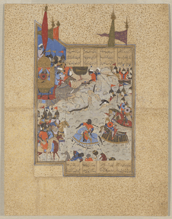 Page from the 'Shah Nama'; | Free Photo - rawpixel