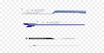 Page Line Euclidean vector - Blue header and footer 