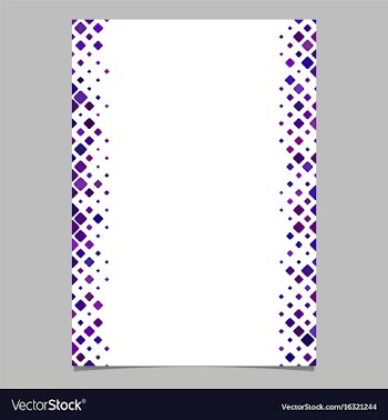Page template from purple diagonal rounded square vector image
