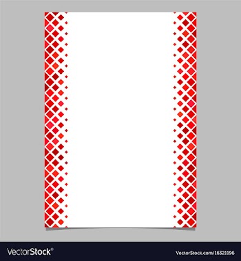 Page template from red diagonal square pattern vector image