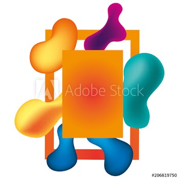 paint and colors work art frame design