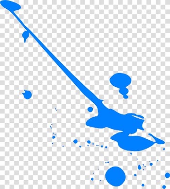 Paint , blue watercolor transparent background PNG clipart