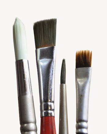 Paint brush collage element, art | Free PSD - rawpixel