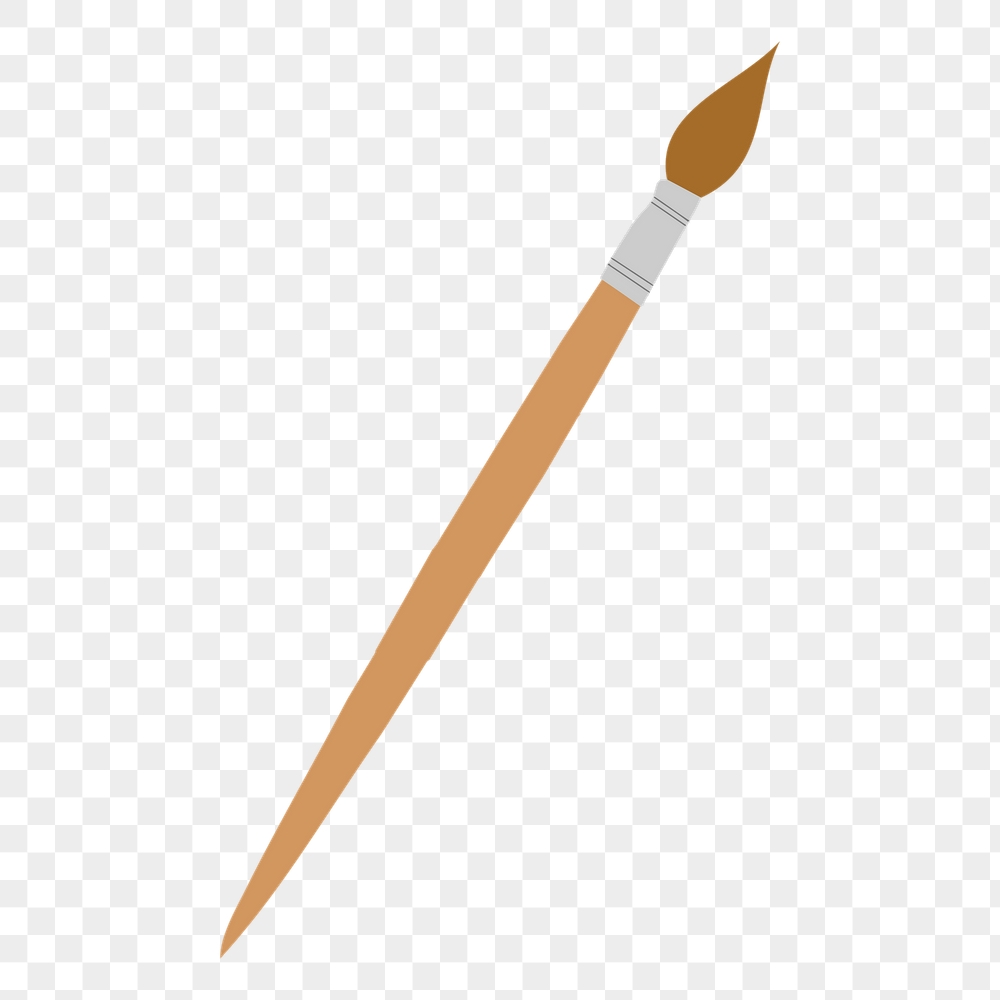 Paint brush png sticker, illustration, | Free PNG - rawpixel