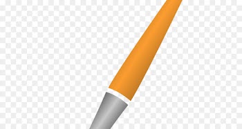 Paint Brushes, Painting, Brush, Orange, Office Supplies PNG