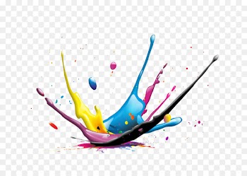 Paint Color Illustration - Color splash paint 