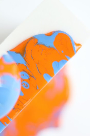 Paint on White Background