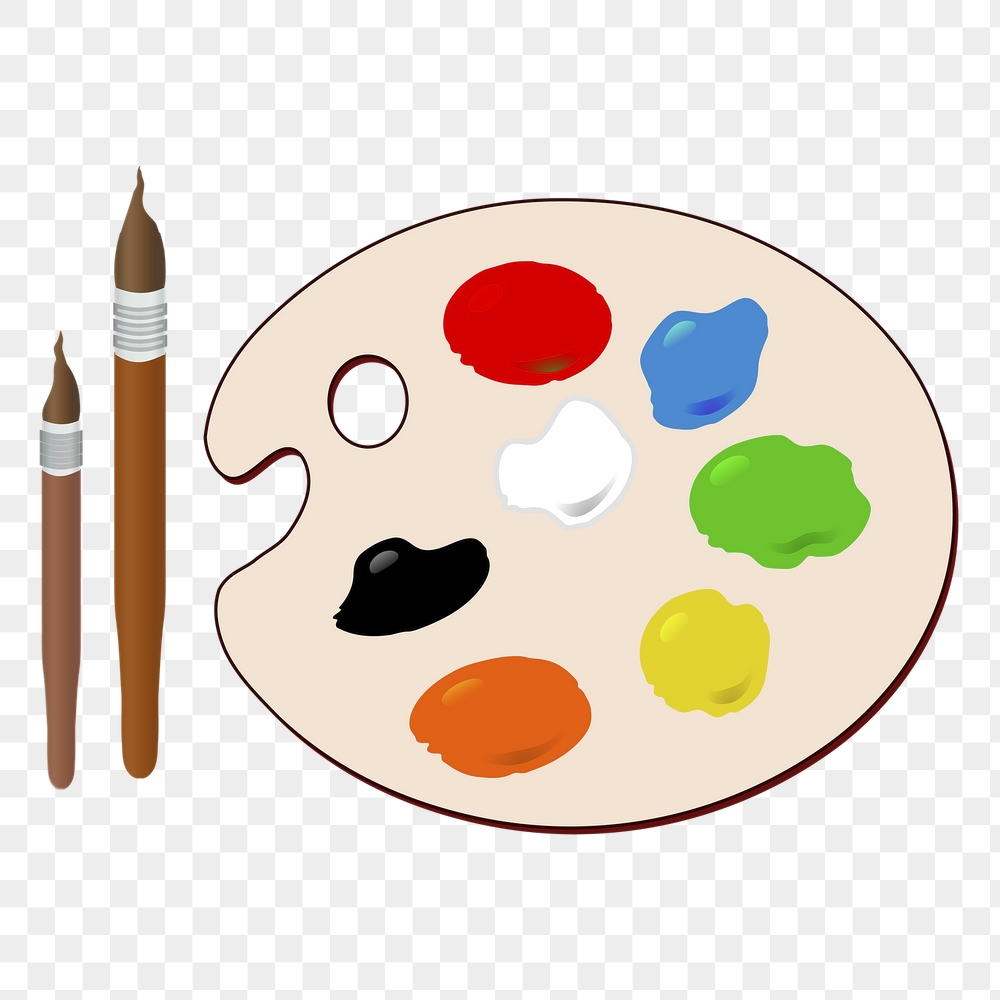 Paint palette png sticker hobby | Free PNG - rawpixel