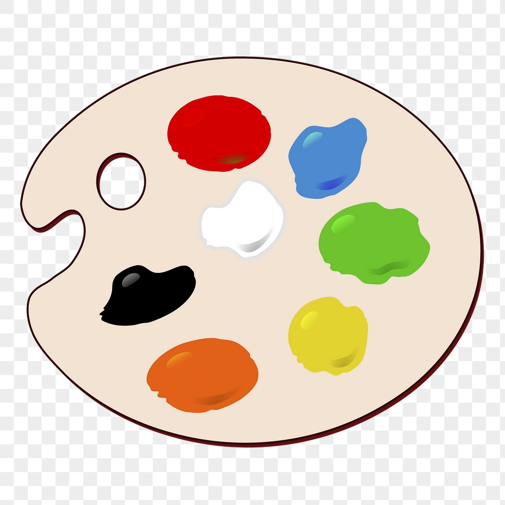 Paint palette png sticker hobby | Free PNG - rawpixel