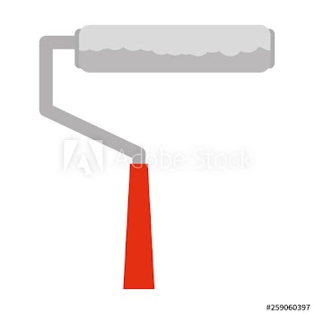 paint roller tool icon