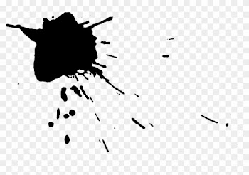 Paint Splat Clipart - Ink Splatter Transparent Background