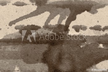 Paint splatter on paper