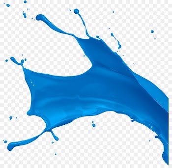 Paint Stock photography Royalty-free - blue splash 