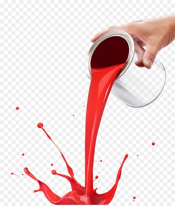 Paint Stock photography Royalty-free - Flowing red paint 