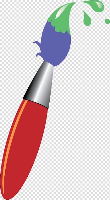 Paintbrush Watercolor painting , paintbrush boder transparent background PNG clipart