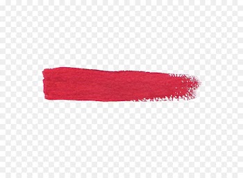 Paintbrush Watercolor painting - Red watercolor strokes 