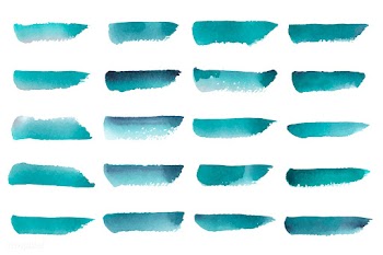 Painted abstract watercolor vector in green | Free stock vector - 473299