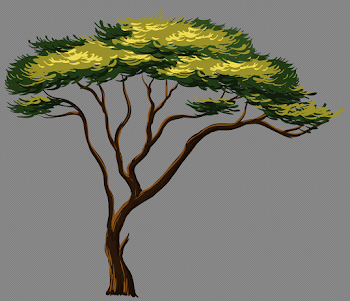 Painted African Tree PNG Clipart Picture | Gallery Yopriceville ...
