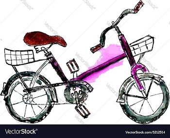 Painted Bicycle vector image