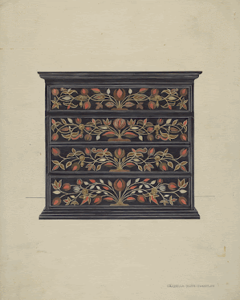 Painted Chest of Drawers (c. | Free Photo - rawpixel