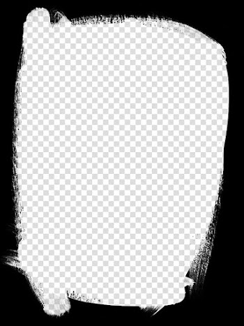 Painted Masks Large, black frame illustration transparent background PNG clipart