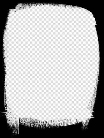 Painted Masks Large, black frame template transparent background PNG clipart