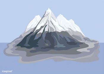 Painted mountain view landscape illustration | Free stock vector - 431768