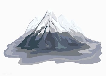 Painted mountain view landscape illustration | Free stock vector - 431774