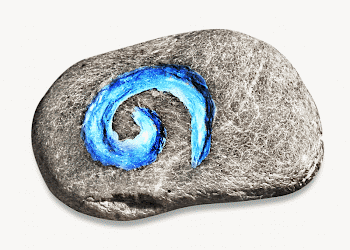 Painted stone isolated object image | Free Photo - rawpixel