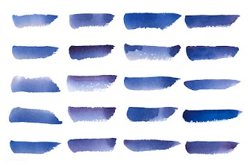 Painted watercolor background vector in blue | Free stock vector - 473268